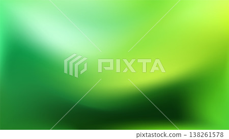 Green Gradient background. Seasonal nature spring bg. 138261578