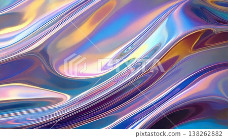 全像極光玻璃紙彩虹背景材料，16:9 尺寸 138262882