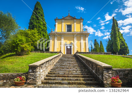 Church of St Michele on the hill, Toscolano Maderno, Italy Church of St Michele on the hill, Toscolano Maderno, Italy 138262964