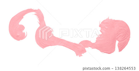 pink watercolor background. Artistic hand paint. Isolated on transparent background. pink watercolor background. Artistic hand paint. Isolated on transparent background. 138264553