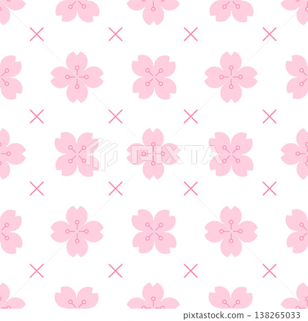 Cherry blossom or Sakura graphic seamless pattern background for seasonal, spring, wallpaper and wrapping Cherry blossom or Sakura graphic seamless pattern background for seasonal, spring, wallpaper and wrapping 138265033
