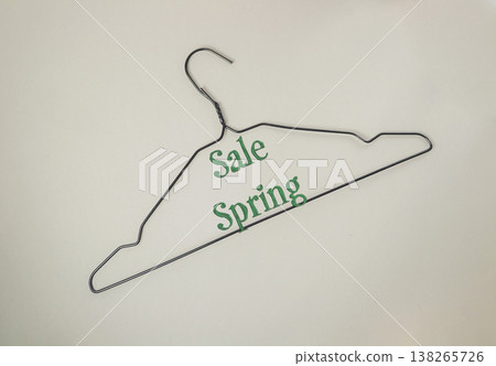 Spring Sale Promotion with Wire Hanger Spring Sale Promotion with Wire Hanger 138265726