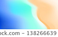 Summer beach background with blurred gradient. Soft blur of turquoise ocean water, sand, wave. Tropical coast scene with copy space for travel and vacation banner. Vector illustration 138266639