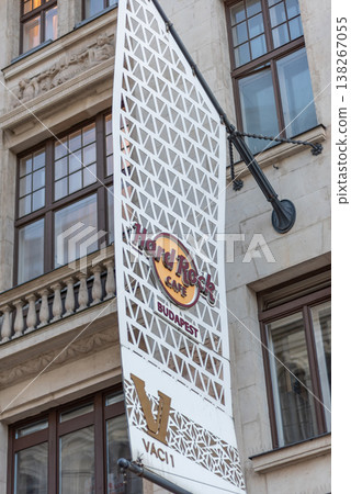 Hard Rock Cafe Budapest in Vaci commercial district in downtown Budapest, Hungary Hard Rock Cafe Budapest in Vaci commercial district in downtown Budapest, Hungary 138267055