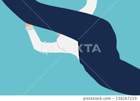 一位女商人考慮提高技能的插圖 138267229