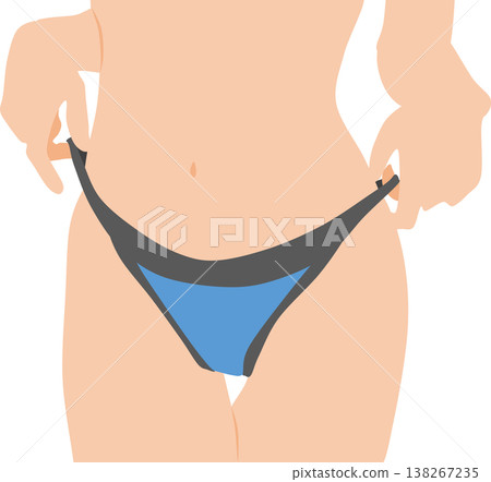 Illustration of a woman who succeeded in dieting Illustration of a woman who succeeded in dieting 138267235