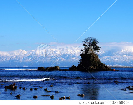 從天晴望去可以看到立山山脈 138268004