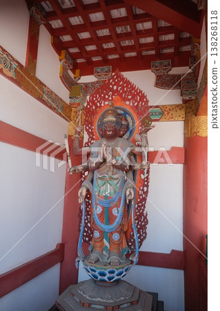 Intricate Buddhist Deity Carving Detailed Artwork Intricate Buddhist Deity Carving Detailed Artwork 138268118