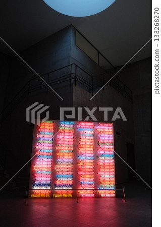 Abstract Modern Architecture Illuminated Interior Abstract Modern Architecture Illuminated Interior 138268270