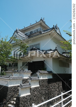 Ornate White Building Architectural Detail Exterior Ornate White Building Architectural Detail Exterior 138268282