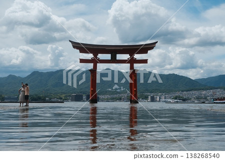 Itsukushima Shrine Floating Torii Gate Japan Itsukushima Shrine Floating Torii Gate Japan 138268540
