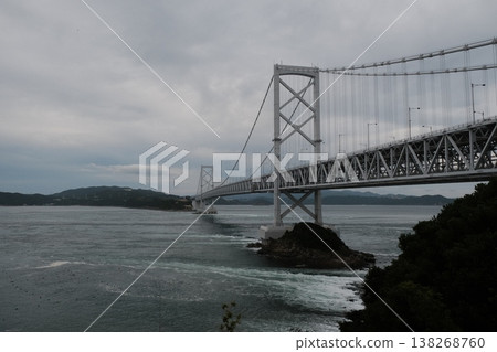 Akashi Kaikyo Bridge Coastal View Japan 138268760