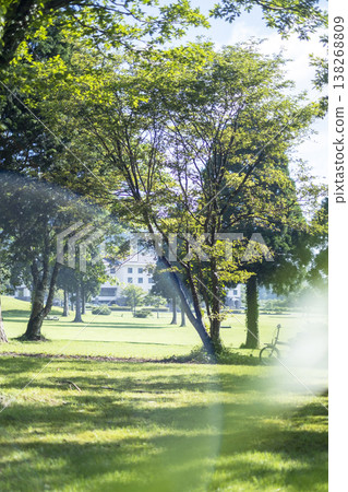 Cycling image of fresh greenery and early summer (Oyama Kagamiga-naru) Cycling image of fresh greenery and early summer (Oyama Kagamiga-naru) 138268809