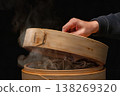 Traditional bamboo steamers for steaming delicious zongzi (sticky rice dumplings) for Dragon Boat Festival 138269320