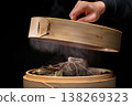 Traditional bamboo steamers for steaming delicious zongzi (sticky rice dumplings) for Dragon Boat Festival 138269323