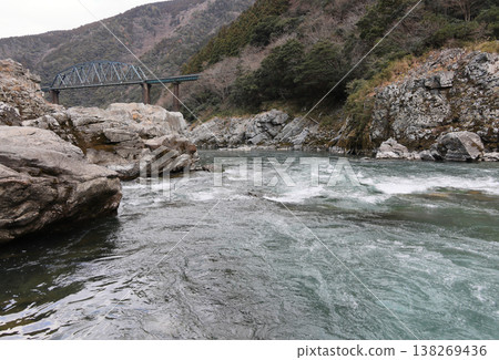 大步危峽第二座吉野川橋 大步危峽第二座吉野川橋 138269436