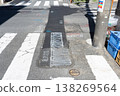 Beware of temporary pavement, pedestrian crossings, and uneven surfaces after waterworks construction. 138269564
