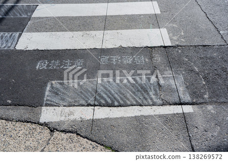 使用混凝土切割機切割瀝青,用於鋪路工程 使用混凝土切割機切割瀝青,用於鋪路工程 138269572