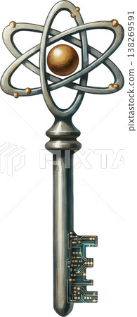 一種融合原子和電路板的未來鑰匙。 138269591