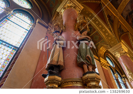 Interior of Hungarian Parliament Building Orszaghaz in Budapest, Hungary Interior of Hungarian Parliament Building Orszaghaz in Budapest, Hungary 138269630