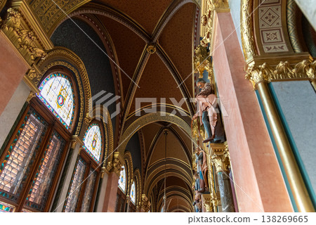 Interior of Hungarian Parliament Building Orszaghaz in Budapest, Hungary 138269665