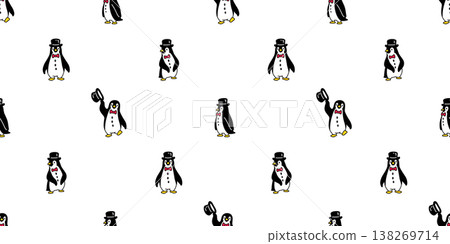 penguin seamless pattern tuxedo bow tie bird cartoon doodle gift wrapping paper tile background illustration repeat wallpaper isolated design penguin seamless pattern tuxedo bow tie bird cartoon doodle gift wrapping paper tile background illustration repeat wallpaper isolated design 138269714