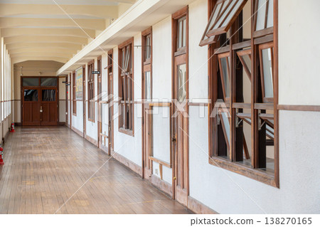 Retro school building Retro school building 138270165