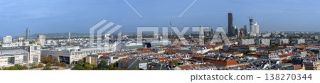 Panorama of the Viennese north Panorama of the Viennese north 138270344