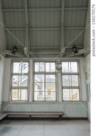 Windows of an old building 138270579
