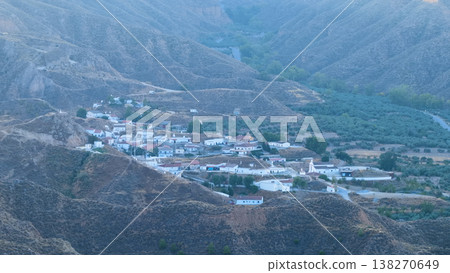 Gorafe village nestled in a desert valley in Andalusia Spain Gorafe village nestled in a desert valley in Andalusia Spain 138270649
