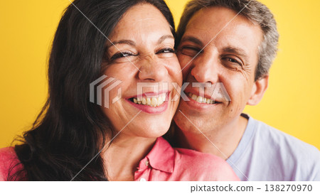 Happy mature couple laughing enjoying togetherness 138270970