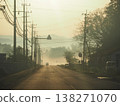Road in the morning mist 138271070
