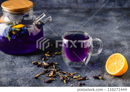 Organic blue tea Anchan. 138271444
