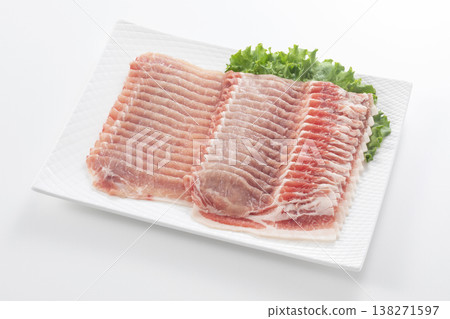 Pork for shabu-shabu Pork for shabu-shabu 138271597