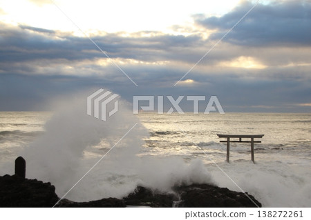 Torii at Owanoso Shrine 138272261