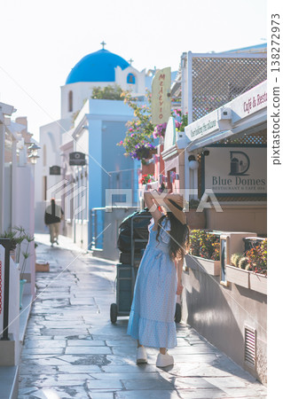 A vacation in Santorini 138272973