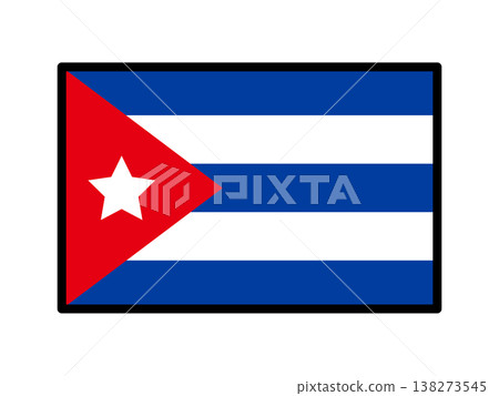 古巴國旗插圖 138273545