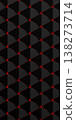 Modern black abstract wallpaper with clean geometric elements, emphasizing triangular forms in the foreground and a horizontally structured, repeating sci-fi pattern 138273714