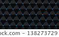 Modern black abstract wallpaper with clean geometric elements, emphasizing triangular forms in the foreground and a vertically structured, repeating sci-fi pattern 138273729