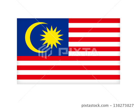 Malaysian flag illustration material 2 138273827