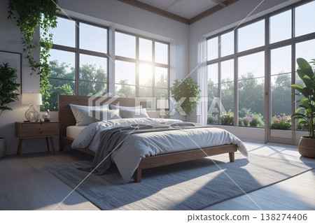 Room with bed Room with bed 138274406