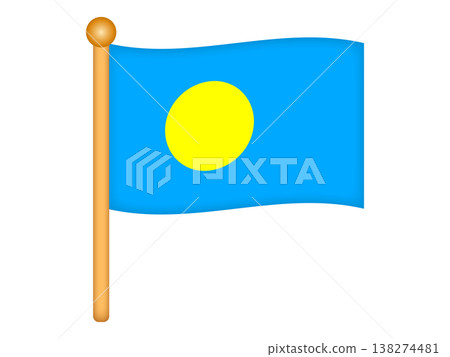 帛琉國旗插畫素材 6 帛琉國旗插畫素材 6 138274481