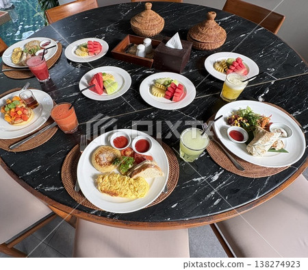 A luxurious breakfast (for when you're on vacation abroad) A luxurious breakfast (for when you're on vacation abroad) 138274923