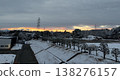 雪天的夕陽 138276157