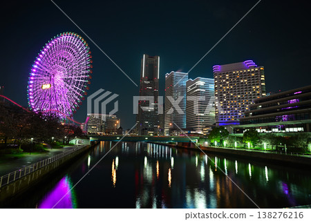 橫濱港未來2的夜景 138276216