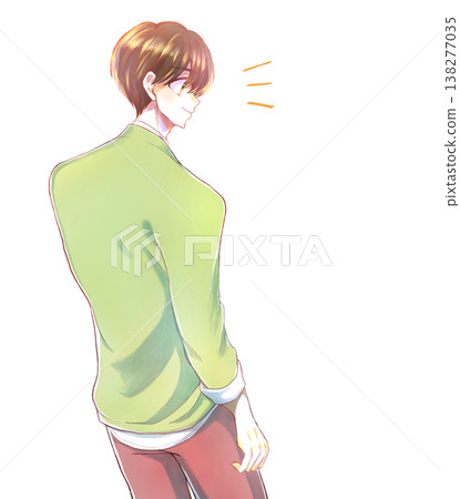 男人注意到這一點,笑了。 男人注意到這一點,笑了。 138277035