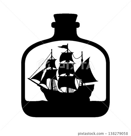 A Voyage in a Bottle — Silhouettes Carrying Dreams A Voyage in a Bottle — Silhouettes Carrying Dreams 138279058
