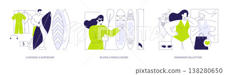 Outdoor equipment store isolated cartoon vector illustrations se Outdoor equipment store isolated cartoon vector illustrations se 138280650