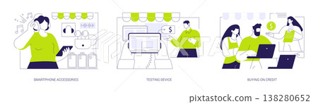 Electronics store isolated cartoon vector illustrations se Electronics store isolated cartoon vector illustrations se 138280652