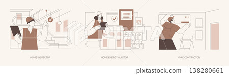 Household inspection isolated cartoon vector illustrations se Household inspection isolated cartoon vector illustrations se 138280661